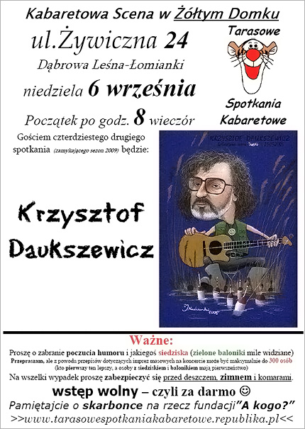 Na koniec...  Krzysztof Daukszewicz