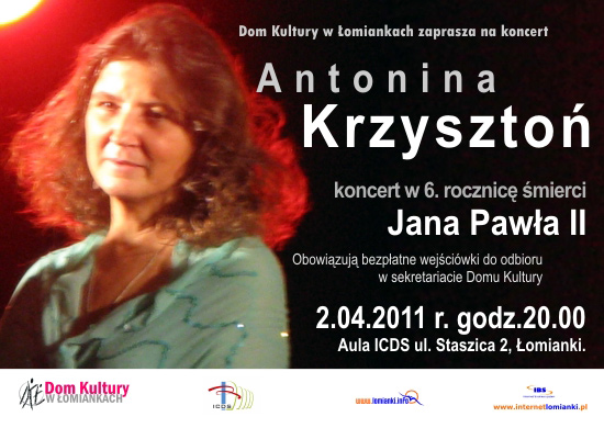 Koncert Antoniny Krzysztoń