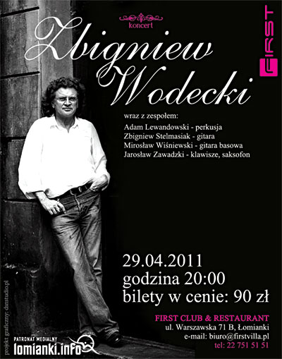 Koncert: Zbigniew Wodecki w FIRST