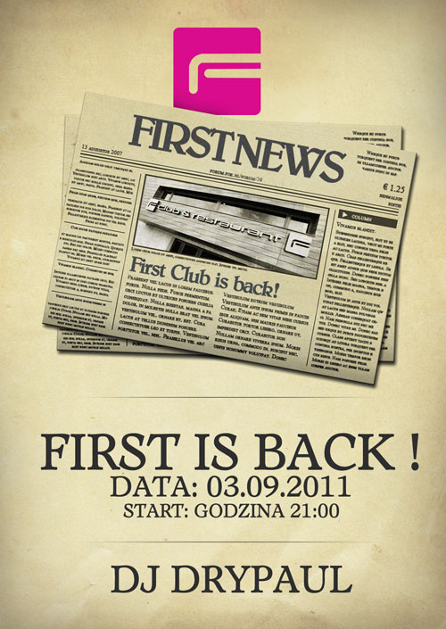 FIRST is BACK