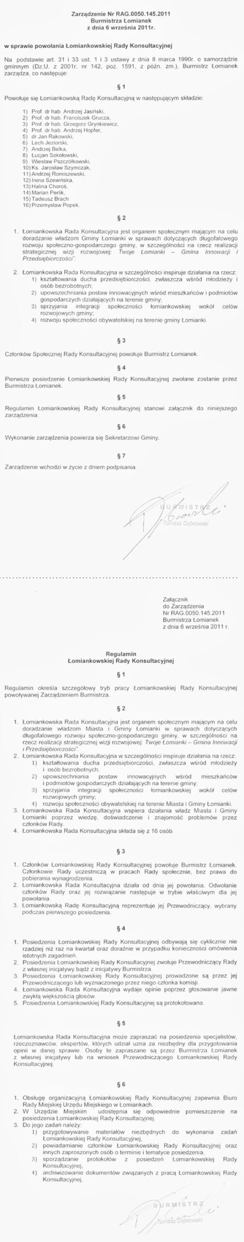Łomiankowska Rada Konsultacyjna