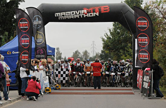 650 rowerzystów w Mazovia MTB Marathon