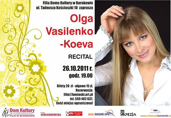 Recital Olgi Vasilenko-Koevy