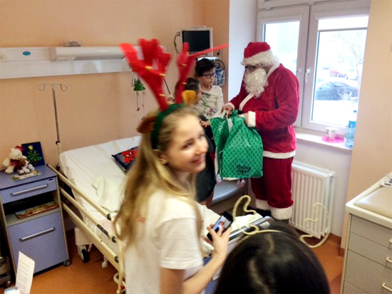 Mikołaj w Szpitalu w Dziekanowie