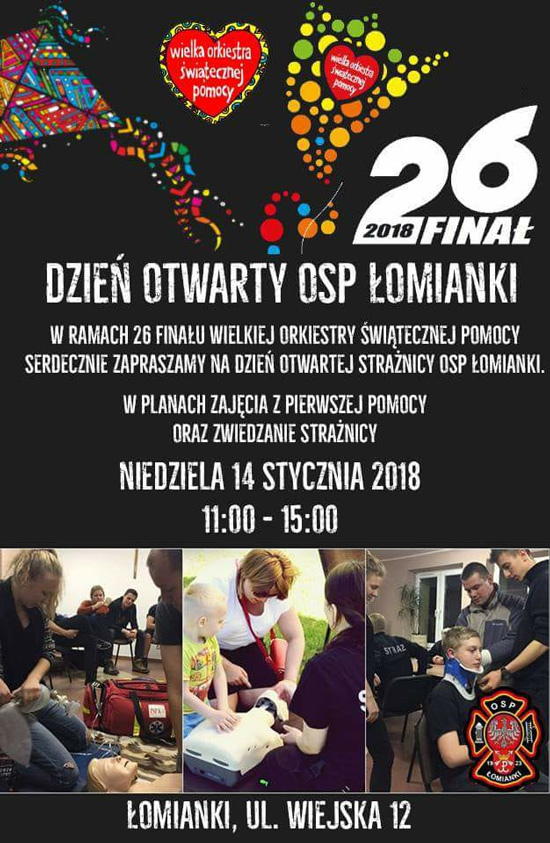 26. Finał WOŚP w Łomiankach