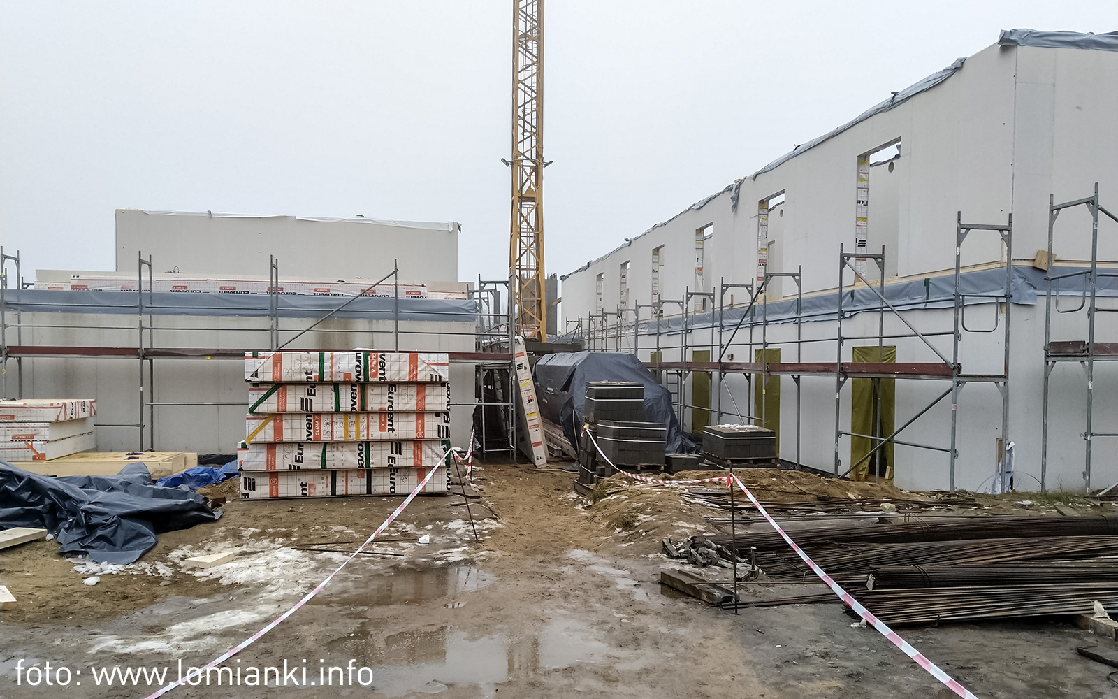 Szkoła w Sadowej - budowa trwa