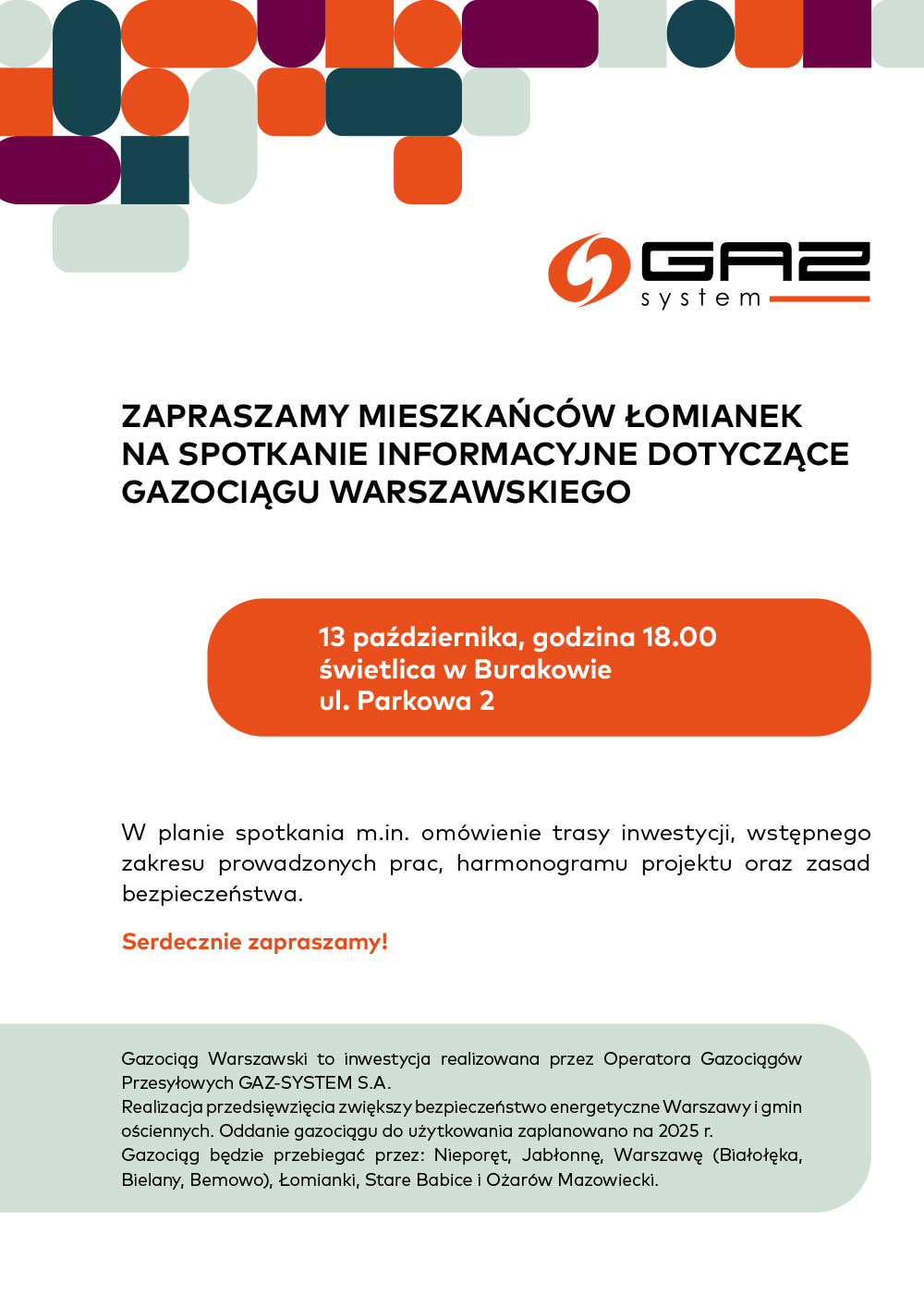 Gazociąg Warszawski – bezpieczeństwo dostaw ciepła i prądu dla mieszkańców