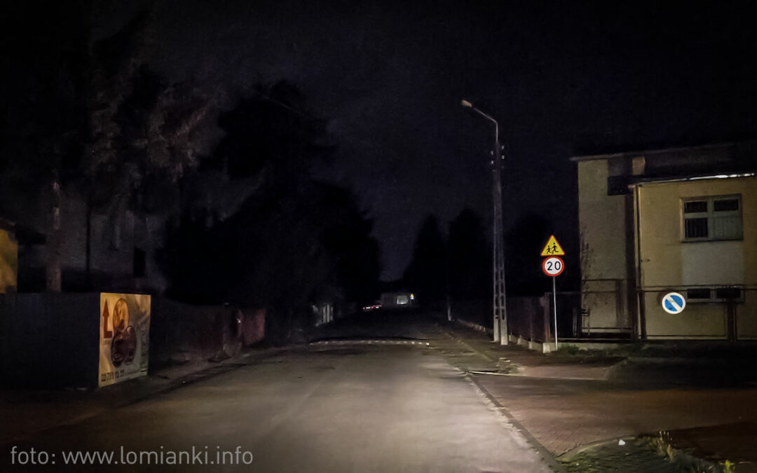 Ciemność widzę, ciemność… awaria oświetlenia ulicznego